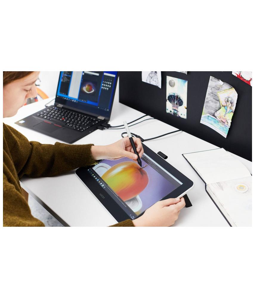 Wacom One 13 Pen Display HD 4096 Seviye Grafik Tablet (DTC133)